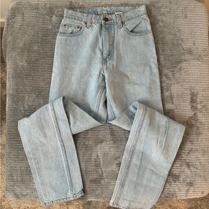 Women’s 90s Levi 505 Light Wash Jeans in size 5